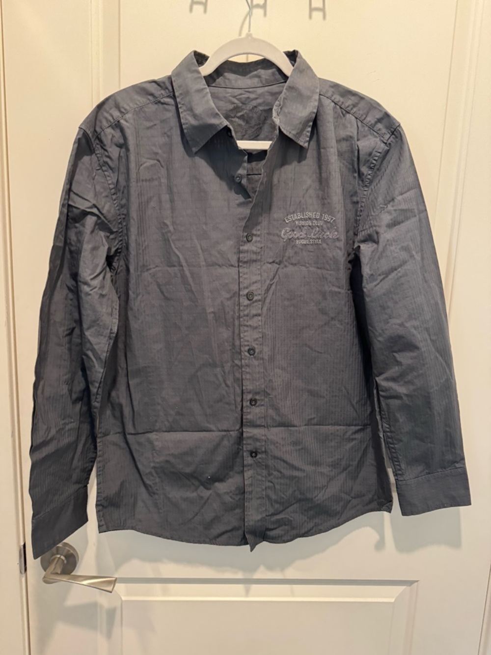 Casual Brand Men's Grey Shirt, Size XL — New